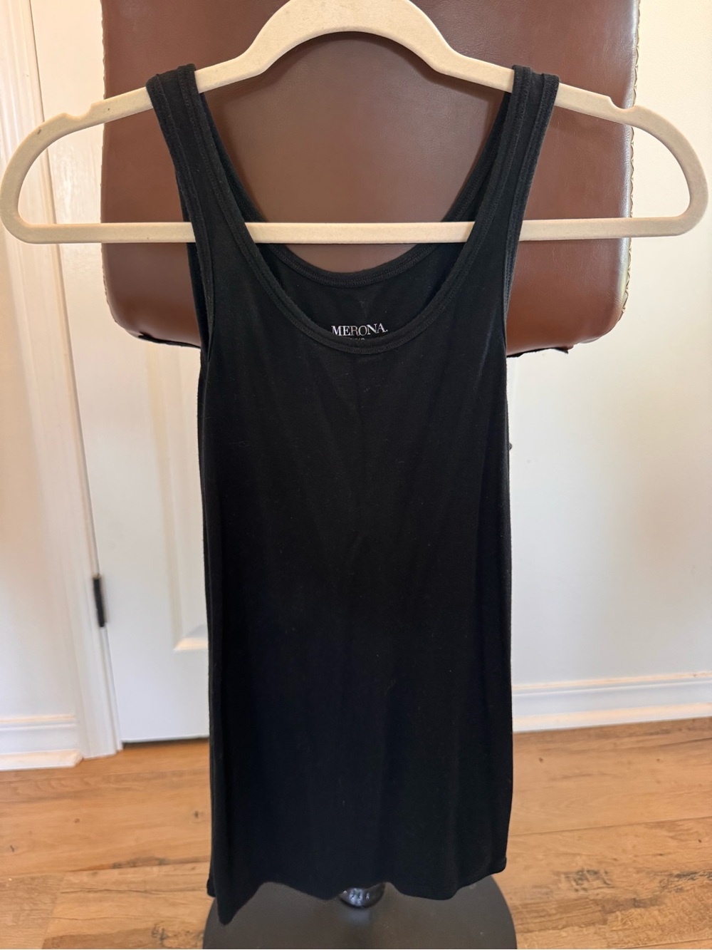 Merona Black Scoop Neck Tank Top